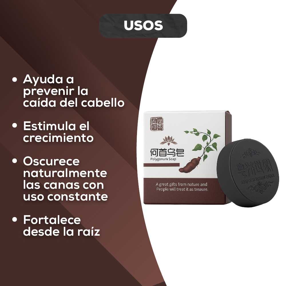 Shampoo Anticaída en Barra X 2 + Obsequio 🎁| Cabello Fuerte Desde la Raíz