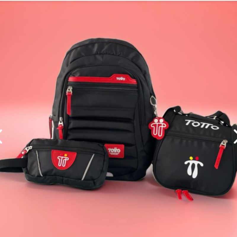 Morral totto Trio ProSchool | Resistencia que acompaña tu día